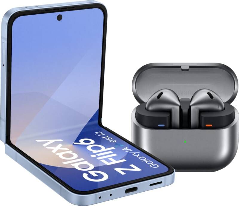 Samsung Galaxy Z Flip 6 512GB Blauw 5G + Galaxy Buds3