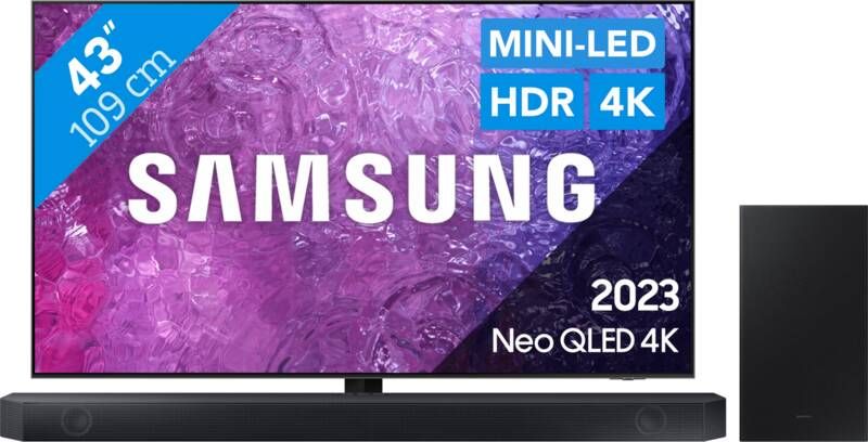 Samsung Neo QLED 43QN90C (2023) + Soundbar