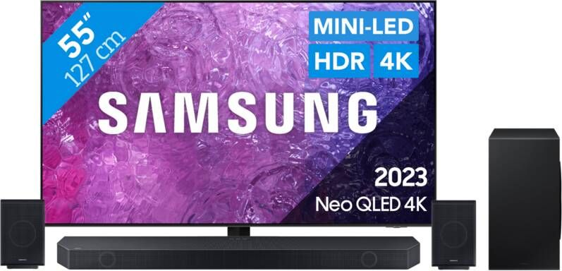 Samsung Neo QLED 55QN90C (2023) + Soundbar