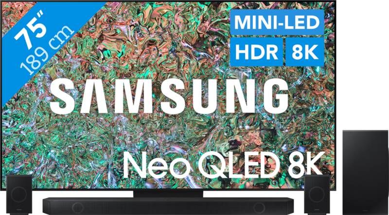 Samsung Neo QLED 8K 75QN800D (2024) + Soundbar