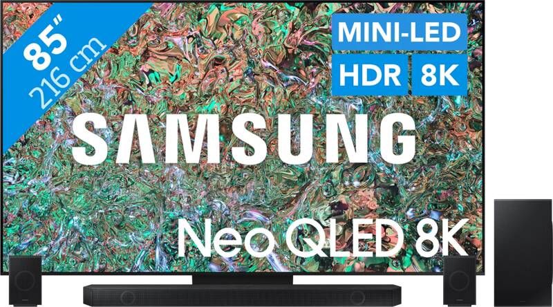 Samsung Neo QLED 8K 85QN800D (2024) + Soundbar
