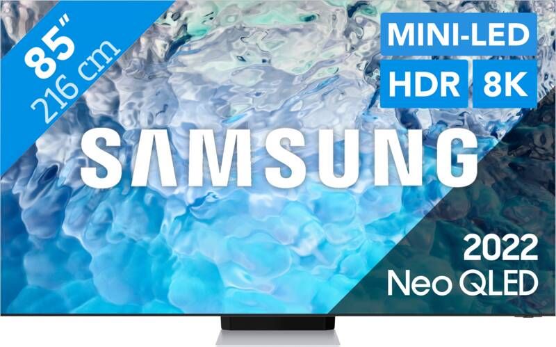 Samsung 85'Neo QLED 8K Smart TV 85QN900B (2022) | Smart TV's | Beeld&Geluid Televisies | 8806094076677