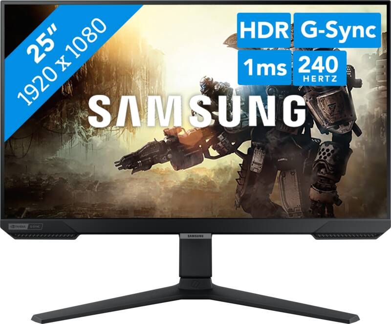 Samsung Gaming-monitor Odyssey G4B S25BG400EU 62 cm 25 " Full HD