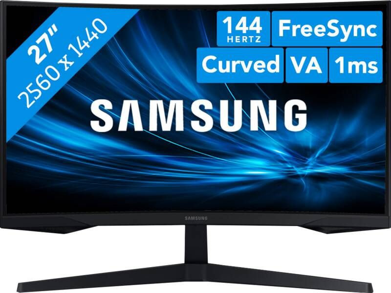 Samsung Curved-gaming-ledscherm Odyssey G5 C27G54TQBU 68 6 cm 27" WQHD