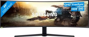 Samsung Odyssey G9 QLED Gaming Monitor (LC49G95TSSRXEN) Monitor Zwart
