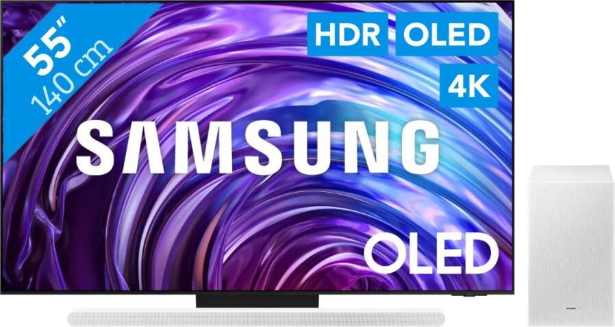 Samsung OLED 4K 55S95D (2024) + HW-S701D Wit (2024)