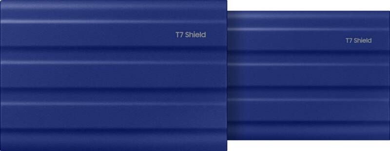 Samsung Portable SSD T7 Shield 2TB Blauw Duo Pack