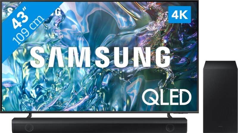 Samsung QLED 4K 43Q64D (2024) + HW-B530 (2022)