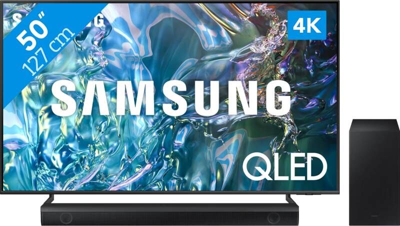 Samsung QLED 4K 50Q64D (2024) + HW-B530 (2022)
