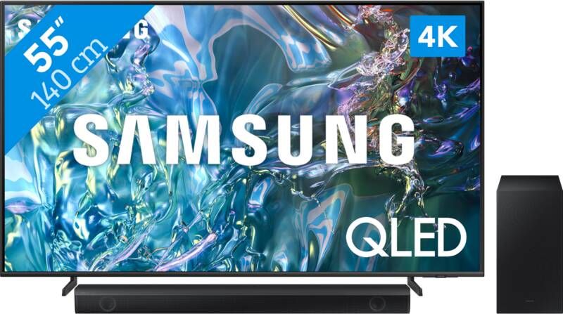 Samsung QLED 4K 55Q64D (2024) + HW-B530 (2022)