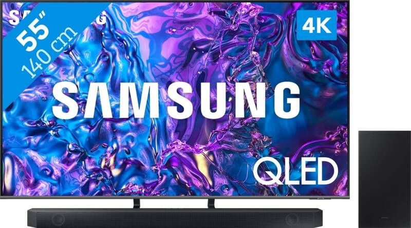 Samsung QLED 4K 55Q74D (2024) + Soundbar