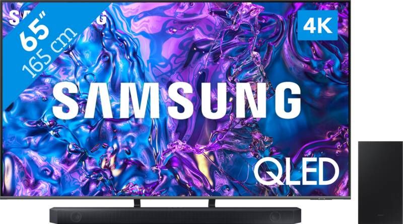 Samsung QLED 4K 65Q74D (2024) + Soundbar