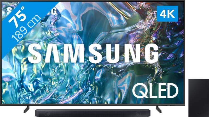 Samsung QLED 4K 75Q64D (2024) + Soundbar