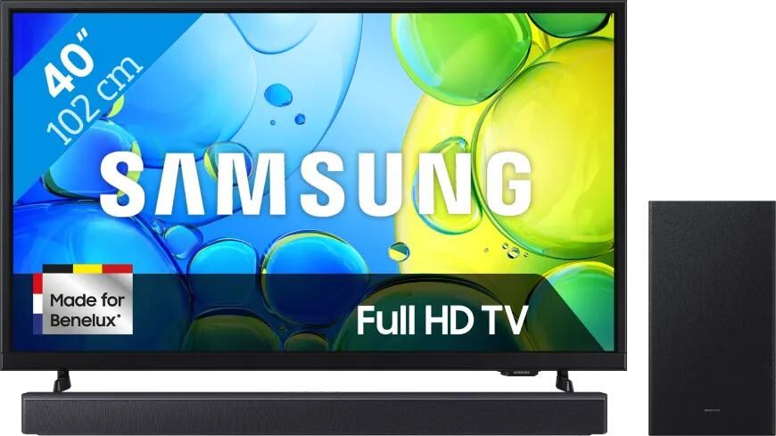 Samsung 40" Full HD F6000F (2025) + HW-B450F Zwart