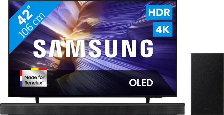 Samsung 42" OLED S90F (2025) + HW-B750F Zwart