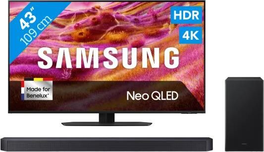 Samsung 43" Neo QLED QN90F 4K (2025) + HW-B750F (2025)
