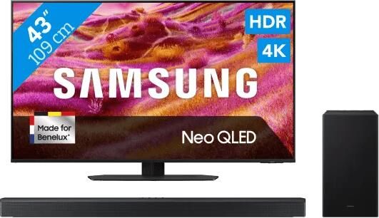 Samsung 43" Neo QLED QN90F 4K (2025) + HW-Q600F (2025)