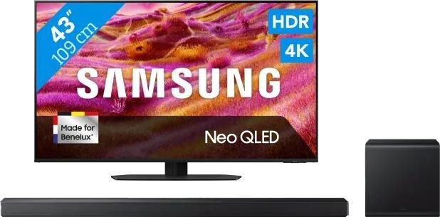 Samsung 43" Neo QLED QN90F 4K (2025) + HW-QS700F (2025)