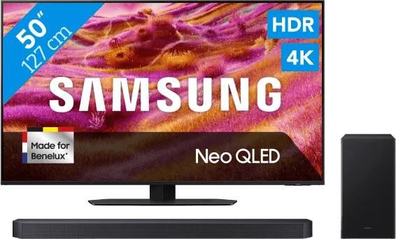 Samsung 50" Neo QLED QN90F 4K (2025) + HW-B750F (2025)