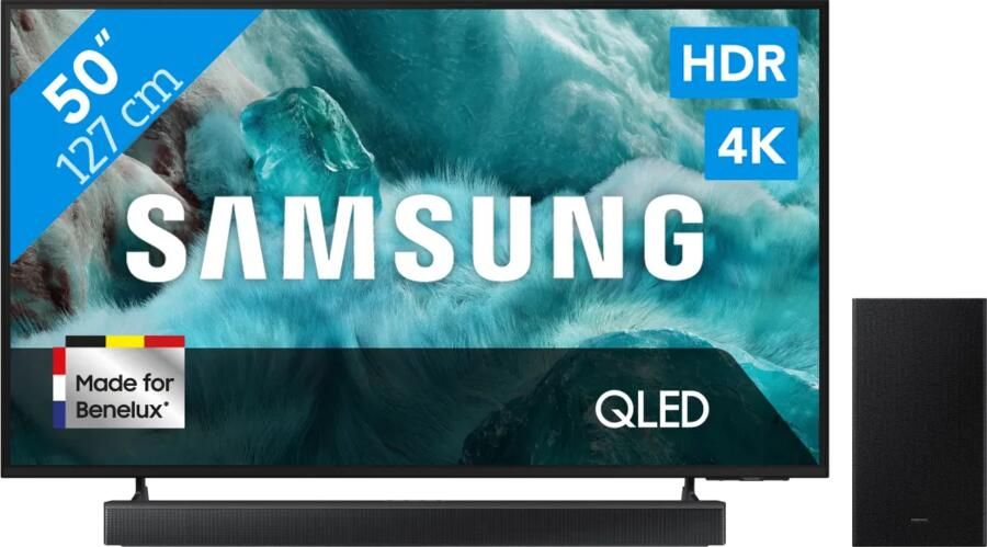 Samsung 50" QLED 4K Q7F4 (2025) + HW-B66CF Zwart