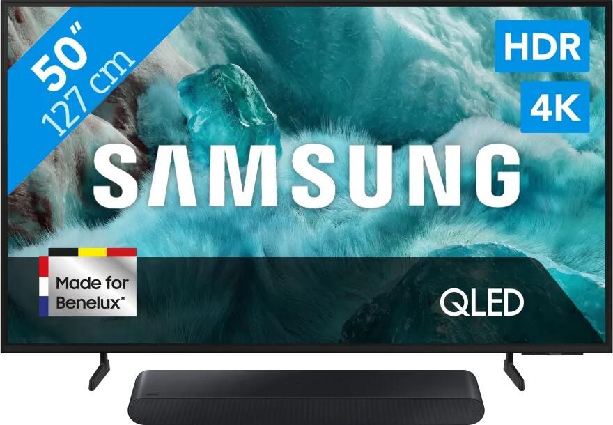 Samsung 50" QLED 4K Q7F4 (2025) + HW-S60D Zwart (2024)