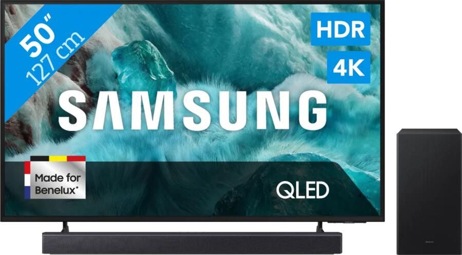 Samsung 50" QLED Q7F4 4K (2025) + HW-B450F (2025)