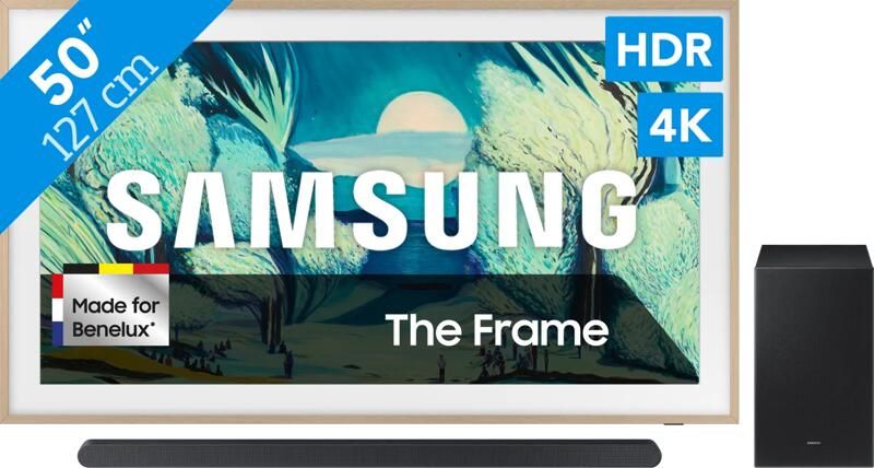 Samsung 50" The Frame LS03FA (2025) + HW-S700D Zwart (2024)