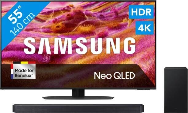 Samsung 55" Neo QLED QN90F 4K (2025) + HW-B750F (2025)