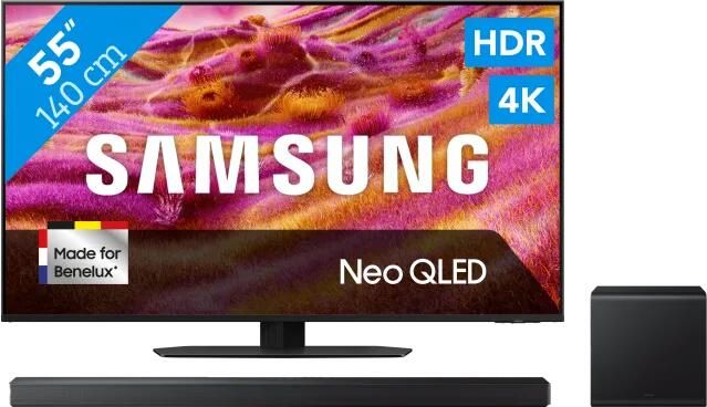 Samsung 55" Neo QLED QN90F 4K (2025) + HW-QS700F (2025)