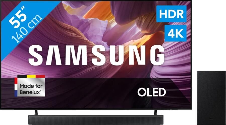 Samsung 55" OLED 4K S85F (2025) + HW-B66CF Zwart