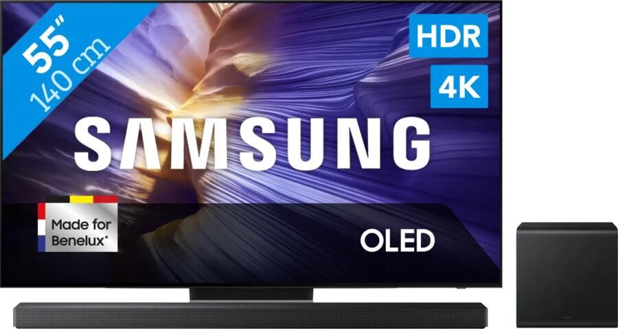 Samsung 55" OLED S90F 4K (2025) + HW-QS700F (2025)