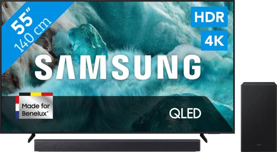 Samsung 55" QLED Q7F4 4K (2025) + HW-B450F (2025)