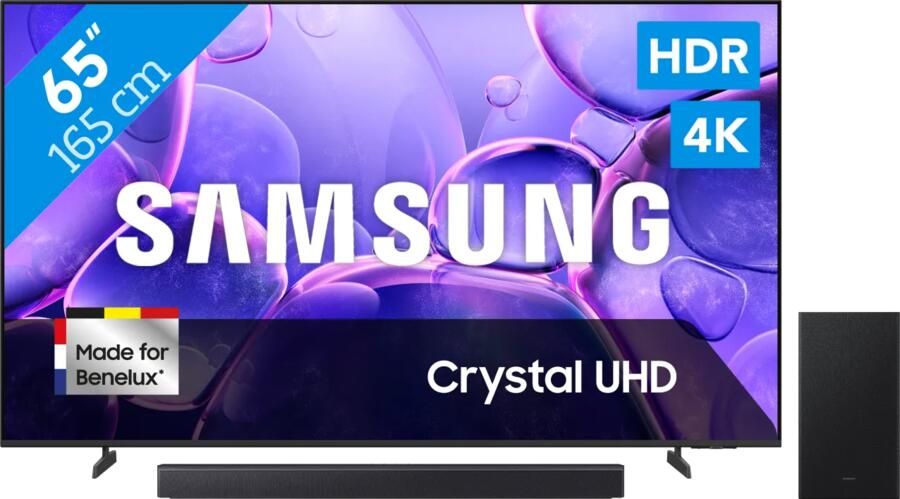 Samsung 65" Crystal UHD U8070F 4K (2025) + HW-B450F (2025)