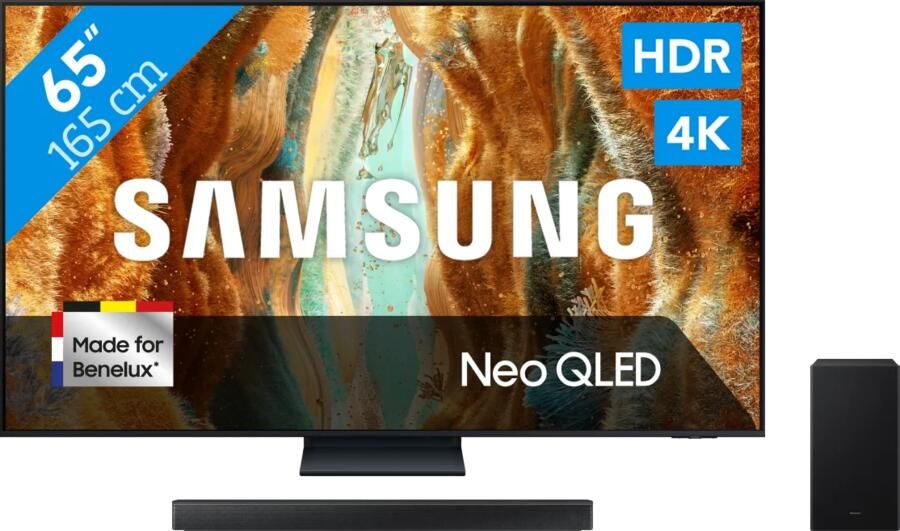 Samsung 65" Neo QLED QN73F 4K (2025) + HW-B750F (2025)
