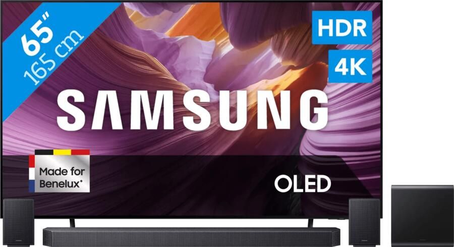 Samsung 65" OLED 4K S85F (2025) + HW-Q930F Zwart
