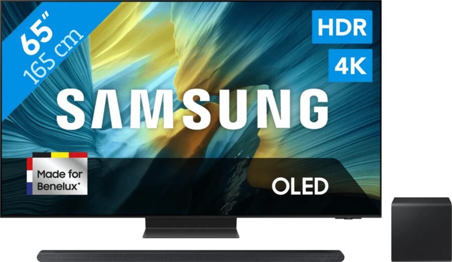 Samsung 65" OLED S95F 4K (2025) + HW-S800D Zwart