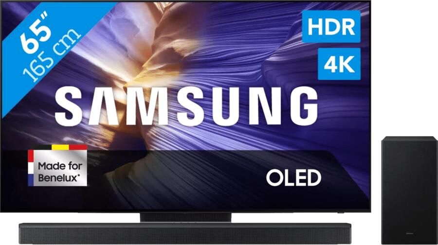 Samsung 65" OLED S90F 4K (2025) + HW-B750F (2025)