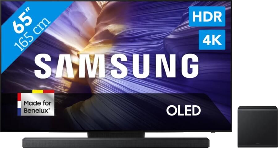 Samsung 65" QD-OLED S90F 4K (2025) + HW-QS700F (2025)