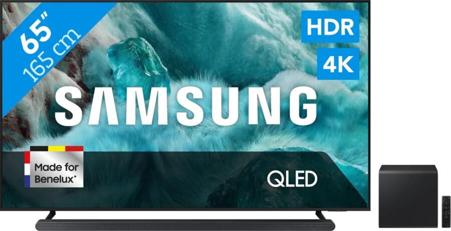 Samsung 65" QLED Q7F4 4K (2025) + HW-S800D Zwart