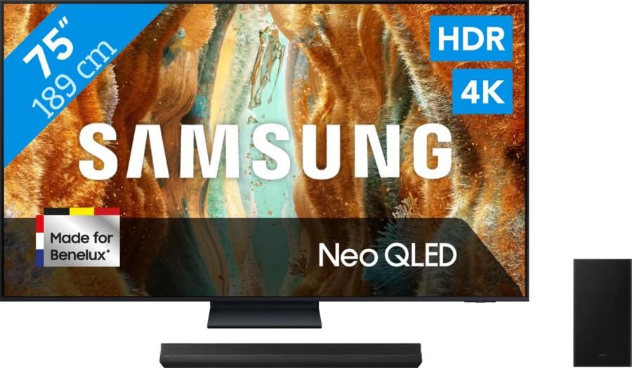 Samsung 75" Neo QLED QN73F 4K (2025) + HW-B66CF (2025)