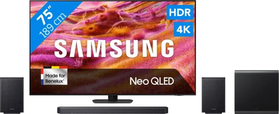 Samsung 75" Neo QLED QN90F 4K (2025) + HW-Q930F (2025)