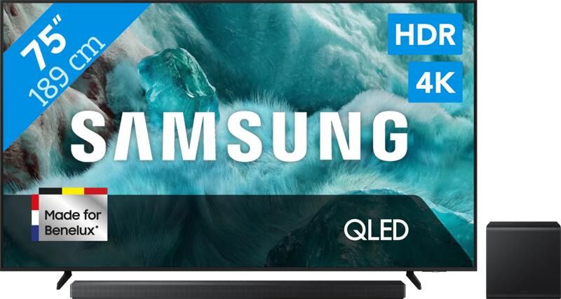 Samsung 75" QLED Q7F4 4K (2025) + HW-QS700F (2025)