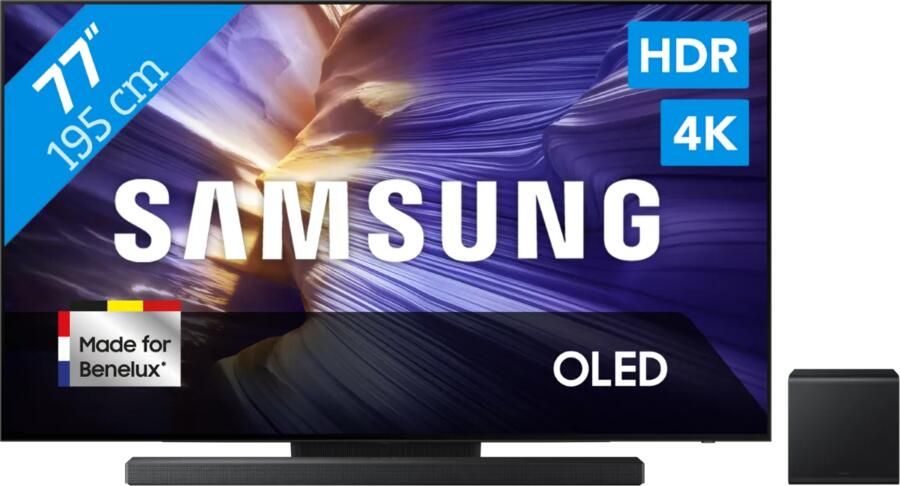 Samsung 77" OLED S90F 4K (2025) + HW-QS700F (2025)