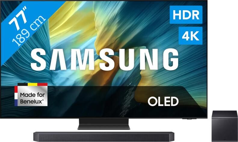 Samsung 77" OLED S95F 4K (2025) + HW-Q990F (2025)