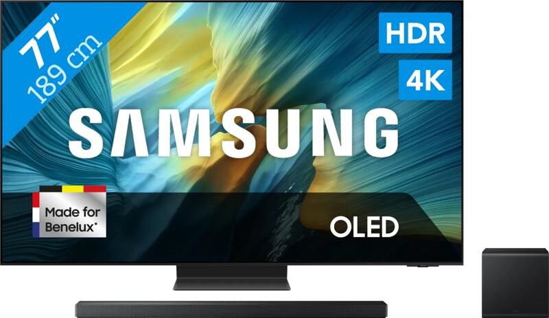 Samsung 77" OLED S95F 4K (2025) + HW-QS700F (2025)