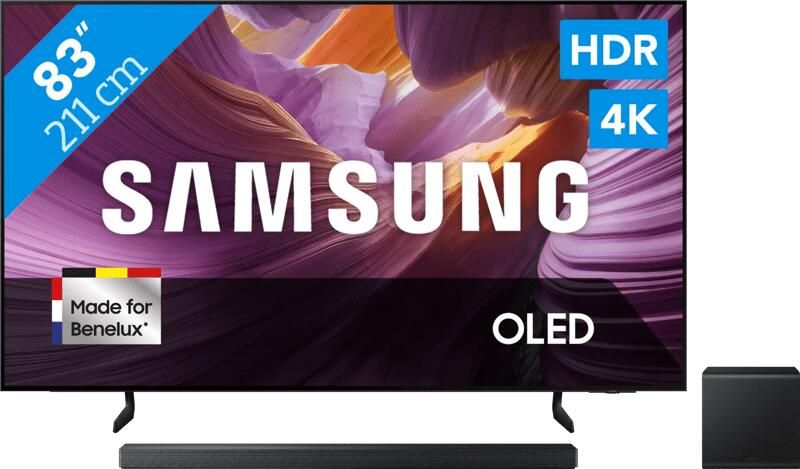 Samsung 83" OLED S85F 4K (2025) + HW-QS700F (2025)