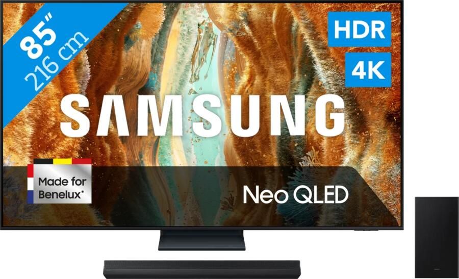 Samsung 85" Neo QLED QN73F 4K (2025) + HW-B750F (2025)