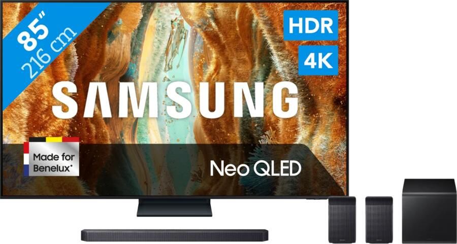 Samsung 85" Neo QLED QN73F 4K (2025) + HW-Q930F (2025)
