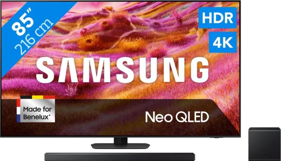 Samsung 85" Neo QLED QN90F 4K (2025) + HW-QS700F (2025)