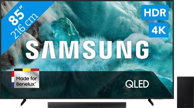 Samsung 85" QLED 4K Q7FA (2025) + HW-B66CF Zwart